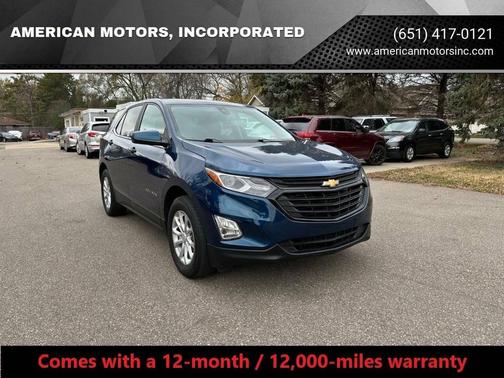 Blue 2021 Chevrolet Equinox 1LT