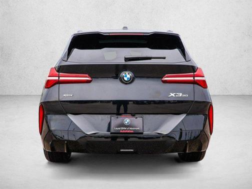 Black Sapphire Metallic 2026 BMW X3 30 xDrive