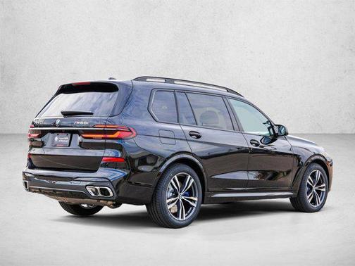 Black Sapphire Metallic 2025 BMW X7 M60i