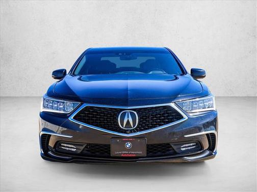 Majestic Black Pea 2019 Acura RLX Sport Hybrid Advance Package