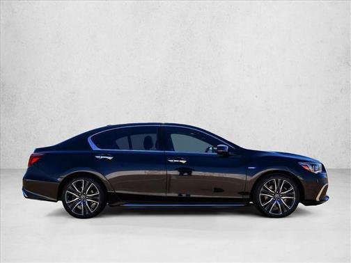 Majestic Black Pea 2019 Acura RLX Sport Hybrid Advance Package