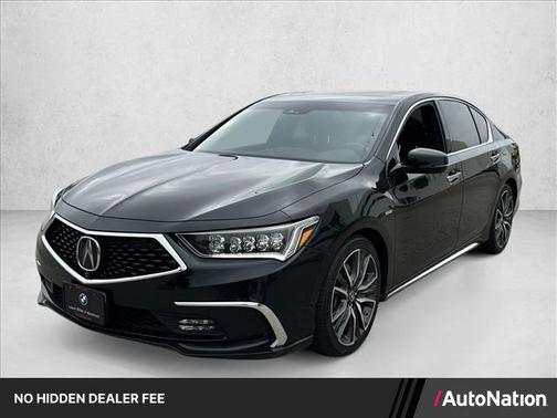 Majestic Black Pea 2019 Acura RLX Sport Hybrid Advance Package