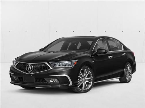 Majestic Black Pea 2019 Acura RLX Sport Hybrid Advance Package