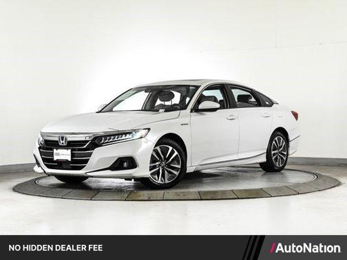 Platinum White Pearl 2021 Honda Accord Hybrid EX