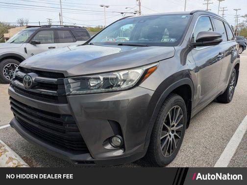 Predawn Gray Mica 2017 Toyota Highlander SE