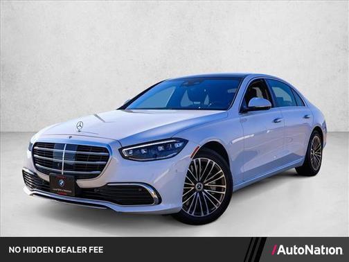 MANUFAKTUR Moonlight White Metallic 2024 Mercedes-Benz S-Class 4MATIC