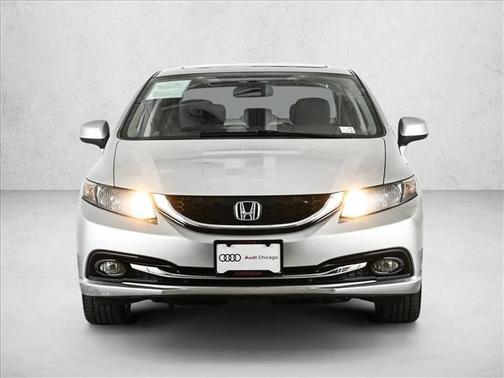 Alabaster Silver Metallic 2013 Honda Civic EX-L