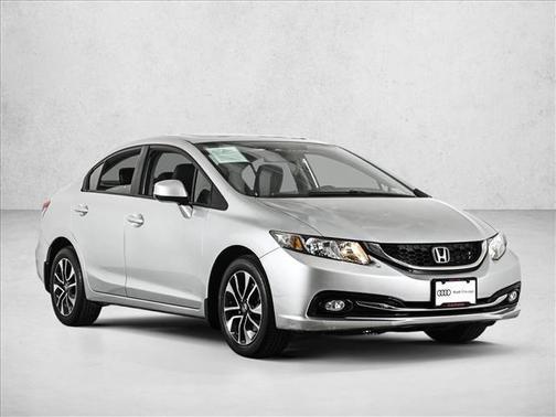 Alabaster Silver Metallic 2013 Honda Civic EX-L