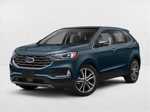 Blue Metallic 2019 Ford Edge Titanium