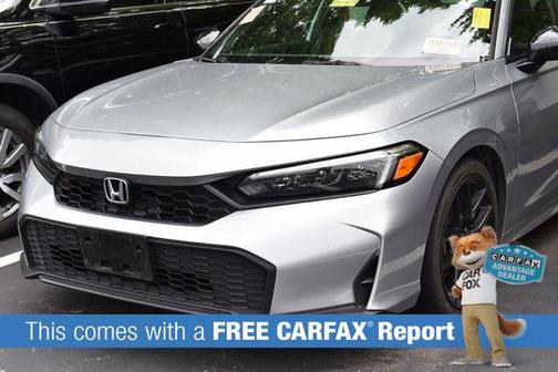 Solar Silver Metallic 2025 Honda Civic Sport