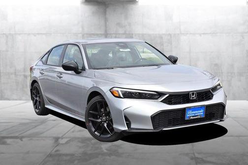 Silver Metallic 2026 Honda Civic Hybrid Sport