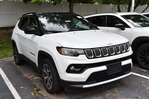 Bright White Clearcoat 2025 Jeep Compass Limited