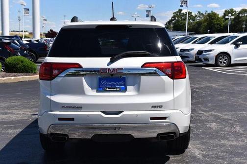 White Frost 2018 GMC Acadia Denali
