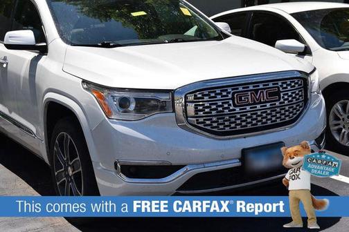 White Frost 2018 GMC Acadia Denali