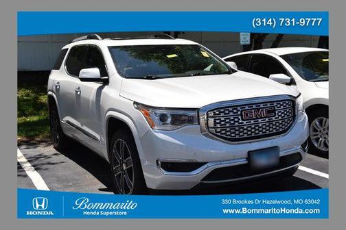 White Frost 2018 GMC Acadia Denali