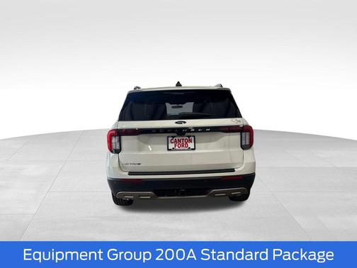 Star White Metallic Tri-Coat 2026 Ford Explorer Active