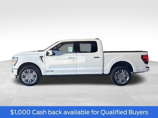 Star White Metallic Tri-Coat 2026 Ford F-150 Platinum