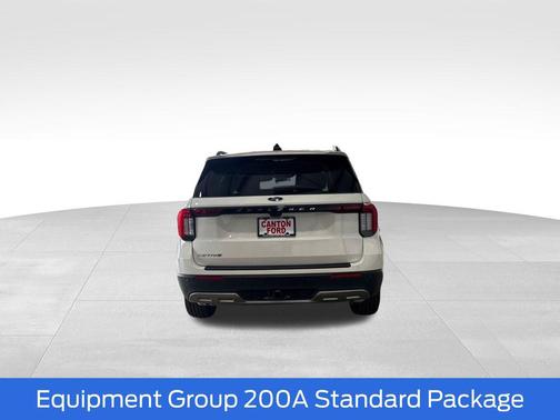 Star White Metallic Tri-Coat 2026 Ford Explorer Active