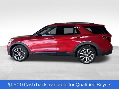 Rapid Red Metallic Tinted Clearcoat 2026 Ford Explorer ST-Line