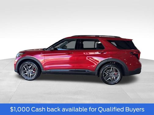 Rapid Red Metallic Tinted Clearcoat 2026 Ford Explorer ST-Line