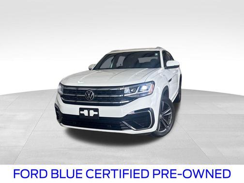 White 2021 Volkswagen Atlas Cross Sport 3.6L V6 SE w/Technology R-Line
