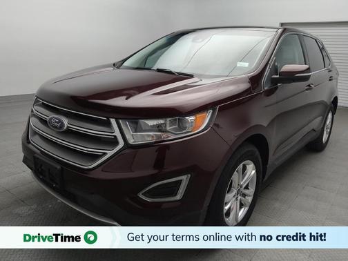 Red 2018 Ford Edge SEL