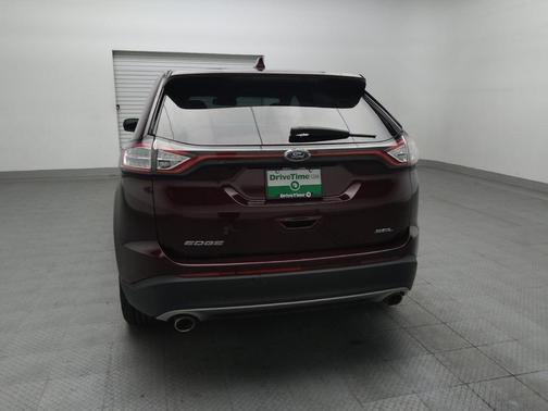 Red 2018 Ford Edge SEL
