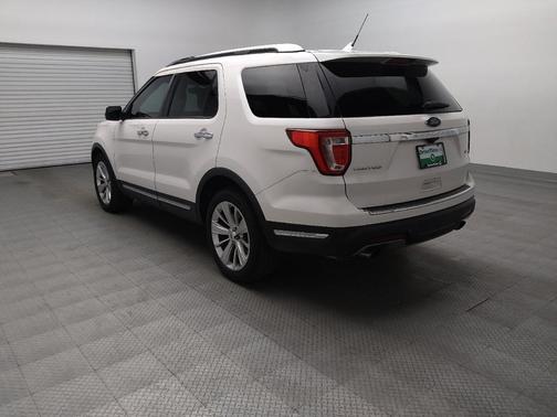 White Platinum Metallic Tri-Coat 2019 Ford Explorer Limited