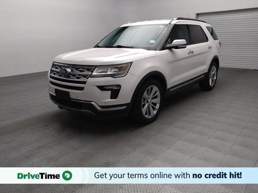 White Platinum Metallic Tri-Coat 2019 Ford Explorer Limited