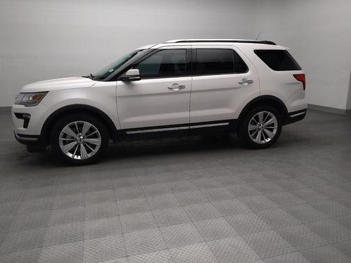 White Platinum Metallic Tri-Coat 2019 Ford Explorer Limited