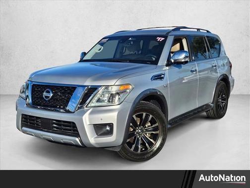 Brilliant Silver 2017 Nissan Armada Platinum