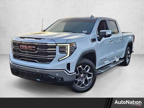 Glacier White Tricoat 2026 GMC Sierra 1500 SLT