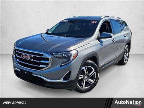 Satin Steel Metallic 2021 GMC Terrain SLT