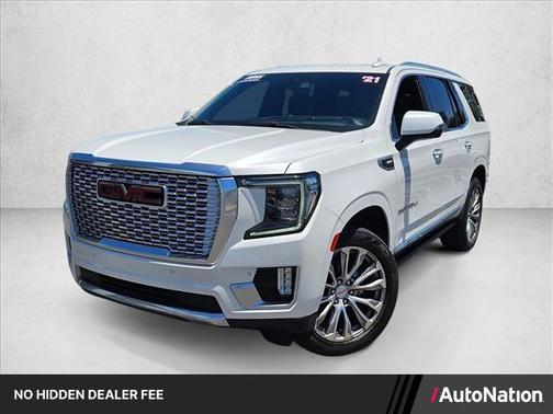 White Frost Tricoat 2021 GMC Yukon Denali