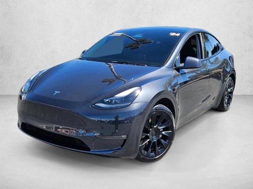 Stealth Grey 2024 Tesla Model Y Long Range Dual Motor All-Wheel Drive