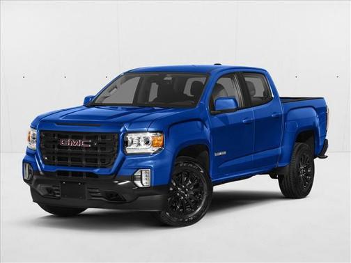 Dynamic Blue Metallic 2021 GMC Canyon Elevation