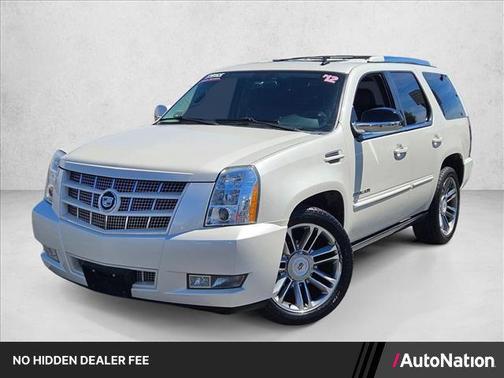 White Diamond Tricoat 2012 Cadillac Escalade Premium