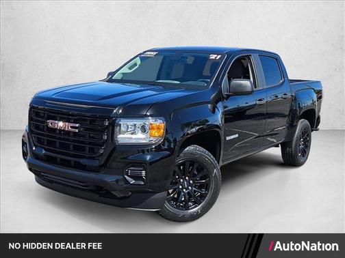 Onyx Black 2021 GMC Canyon Elevation Standard