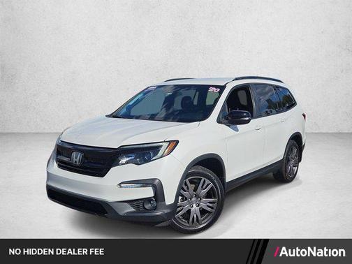 Platinum White Pearl 2022 Honda Pilot 2WD Sport