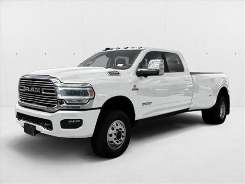 Bright White Clearcoat 2024 RAM 3500 Laramie Crew Cab 4x4 8' Box