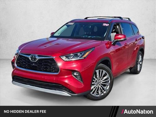 Ruby Flare Pearl 2020 Toyota Highlander Platinum