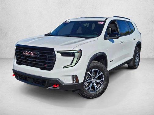Summit White 2026 GMC Acadia AT4 AWD