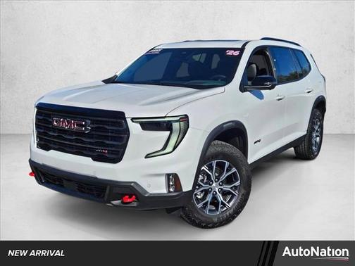 Summit White 2026 GMC Acadia AT4 AWD