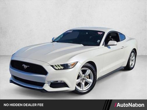 WHITE PLATINUM 2017 Ford Mustang V6