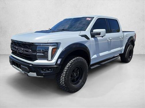 SPACE WHITE METALLIC 2025 Ford F-150 Raptor