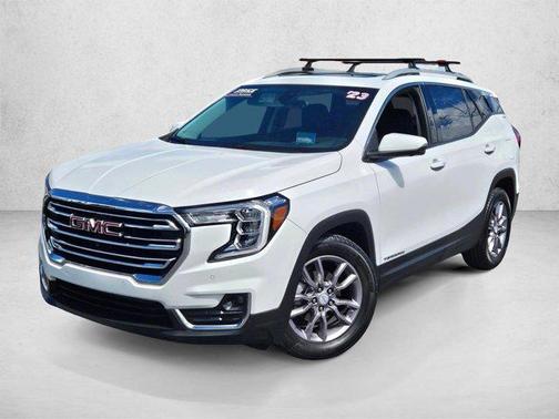 Summit White 2023 GMC Terrain SLT