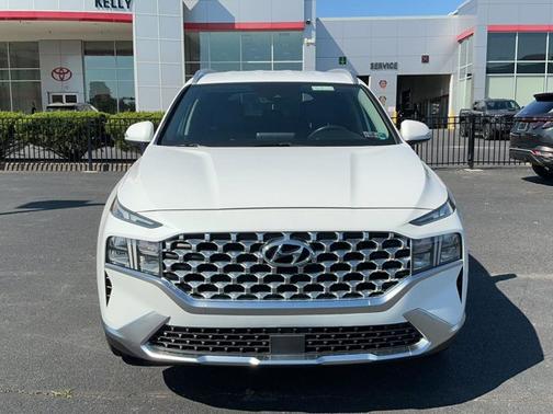 White 2021 Hyundai SANTA FE SEL