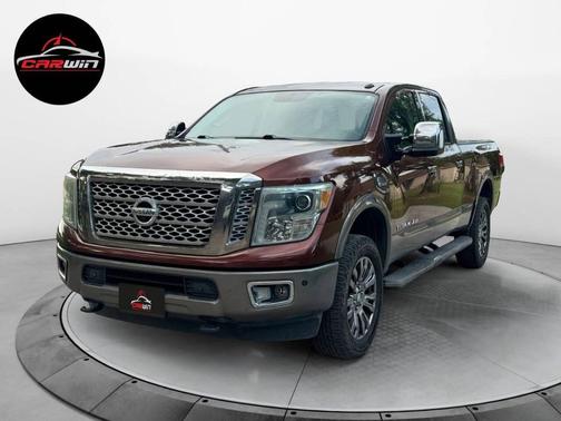 Burgundy 2016 Nissan Titan XD Platinum Reserve