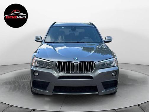 Space Gray Metallic 2014 BMW X3 xDrive35i