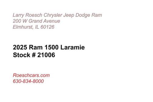 2025 RAM 1500 Laramie